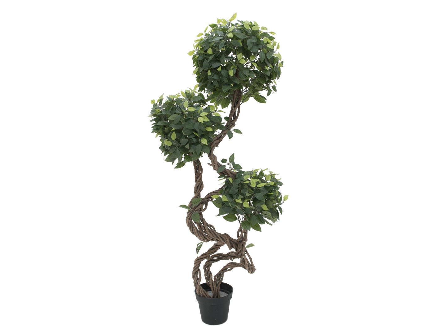 Ficus spiral trunk, artificial plant, 160cm