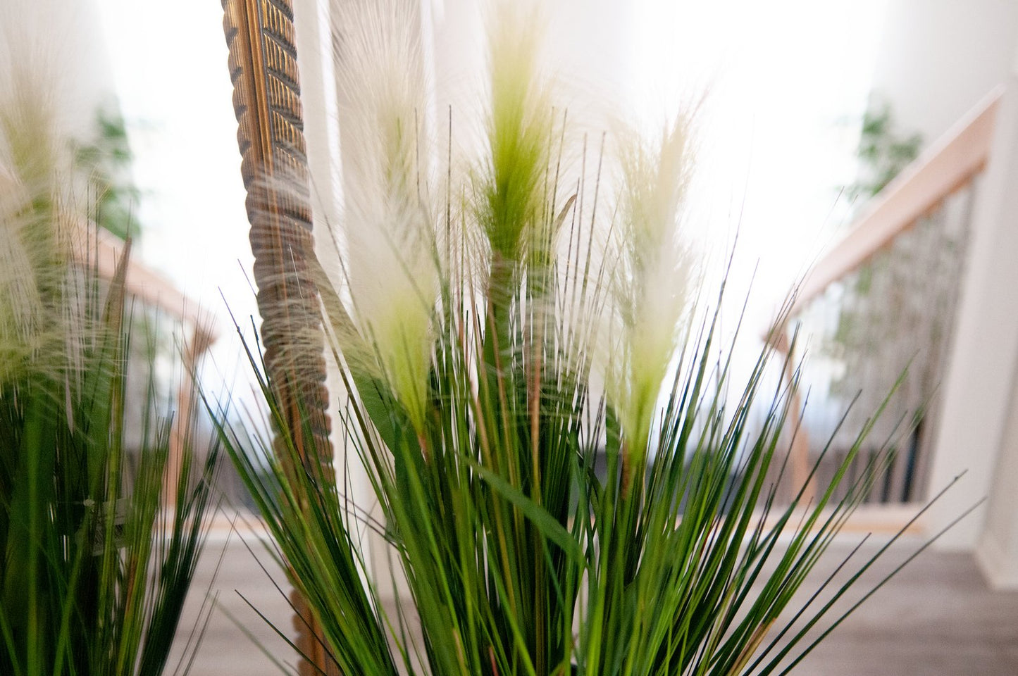 Feather grass, artificial, white, 60cm