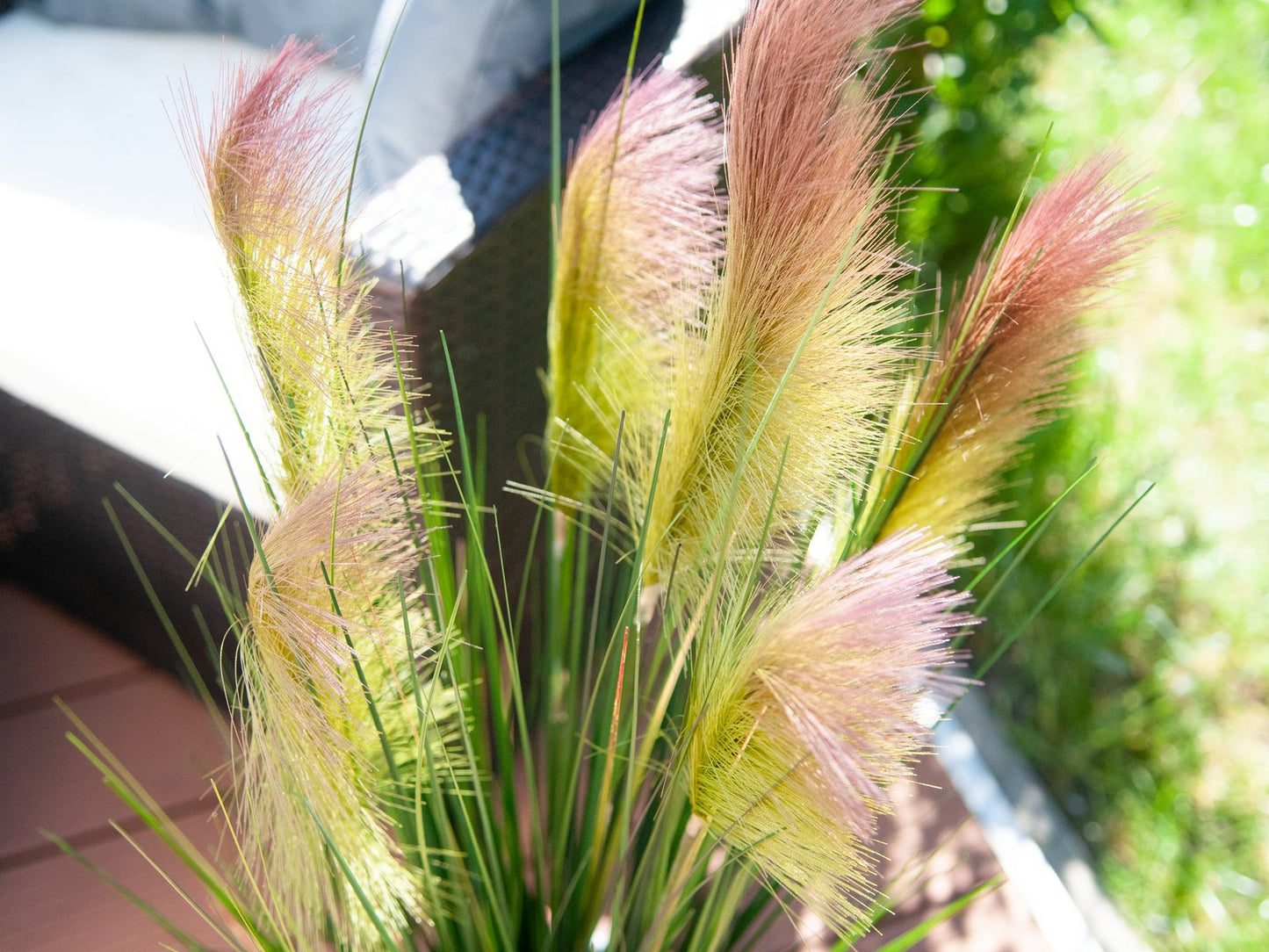 Feather grass, artificial, rosé, 90cm