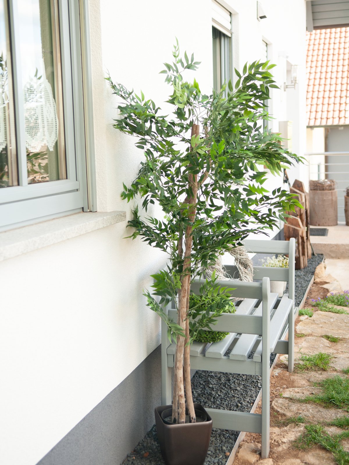 Ficus longifolia, artificial plant, 165cm