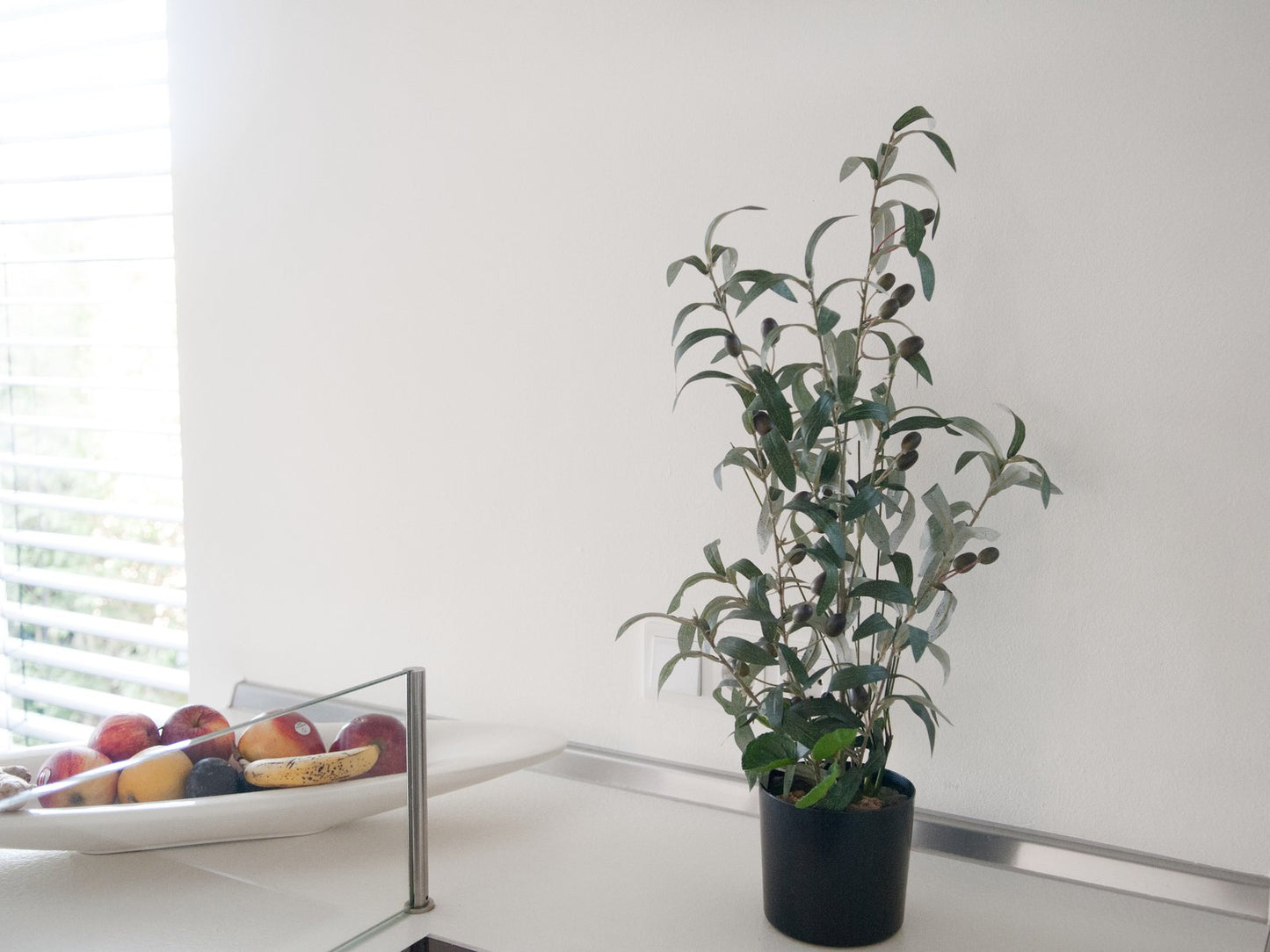 Olive tree, artificial plant, 68 cm