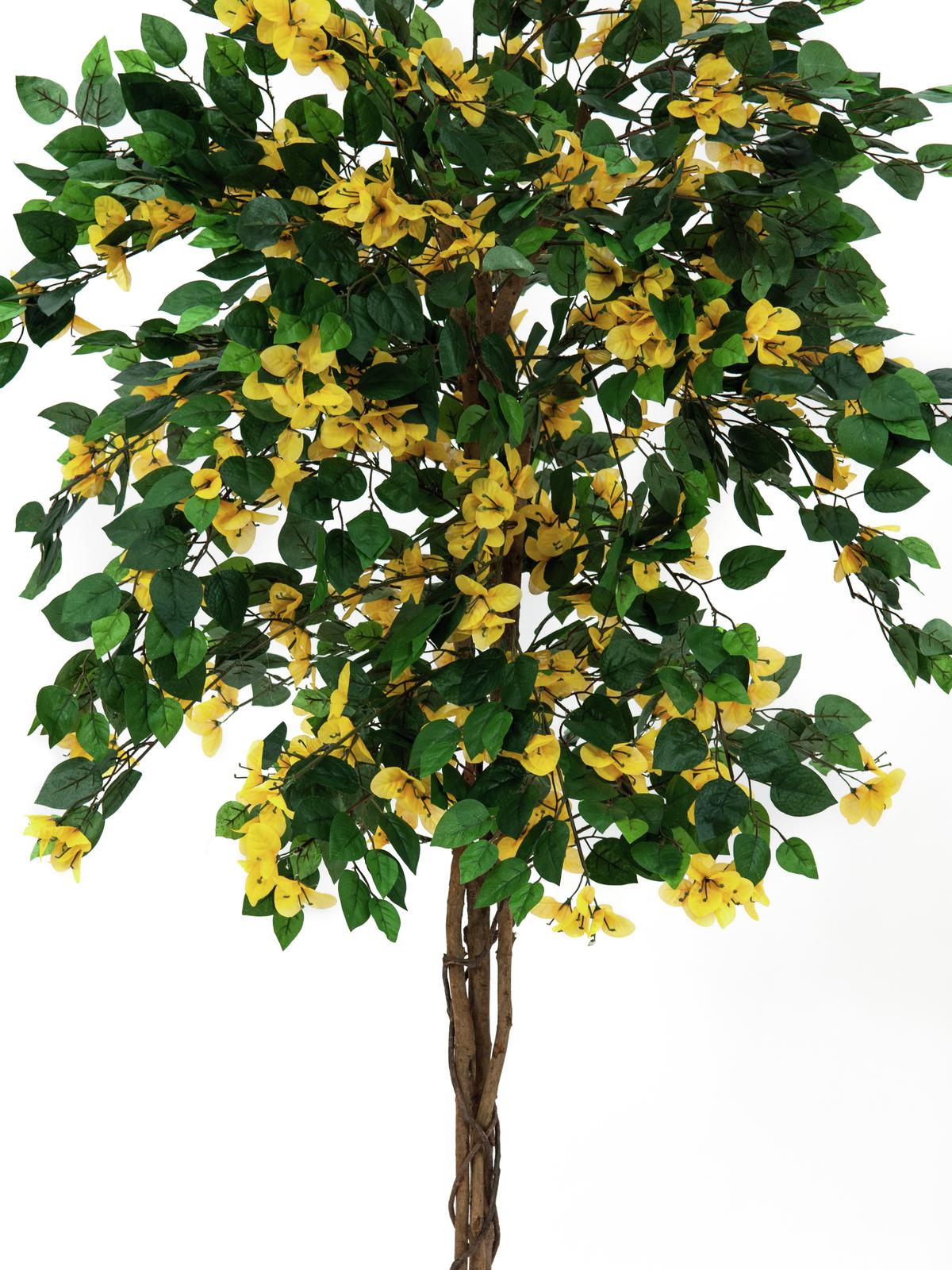 Bougainvillea, artificial plant, yellow, 150cm