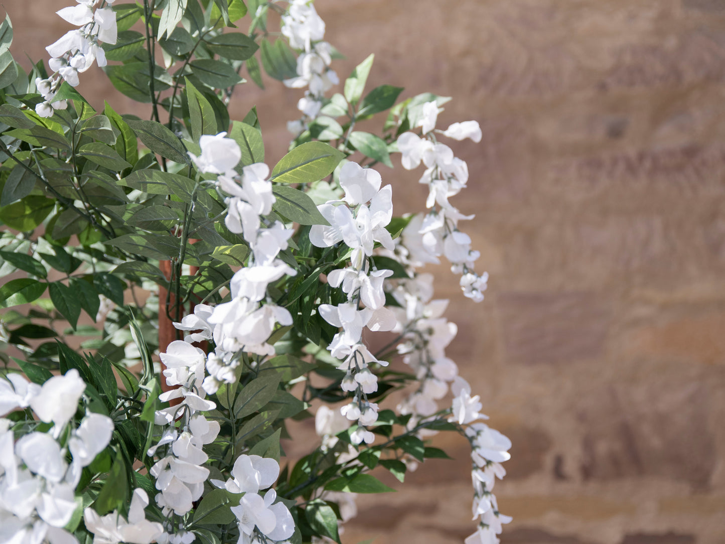 Wisteria, artificial plant, white, 180cm