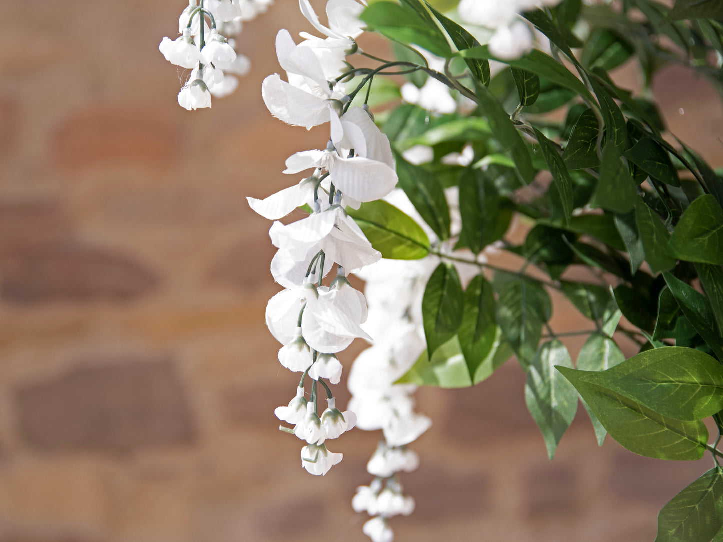 Wisteria, artificial plant, white, 180cm