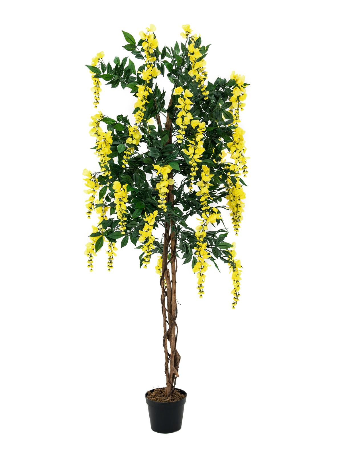 Wisteria, artificial plant, yellow, 180cm