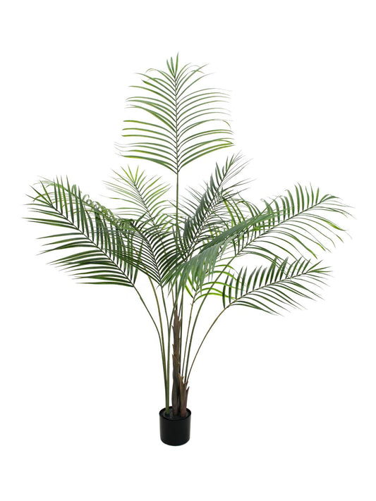 Areca palm with big leaves, artificial plant, 185cm