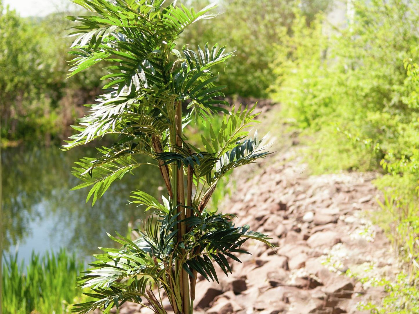 Parlor palm, artificial plant, 150cm