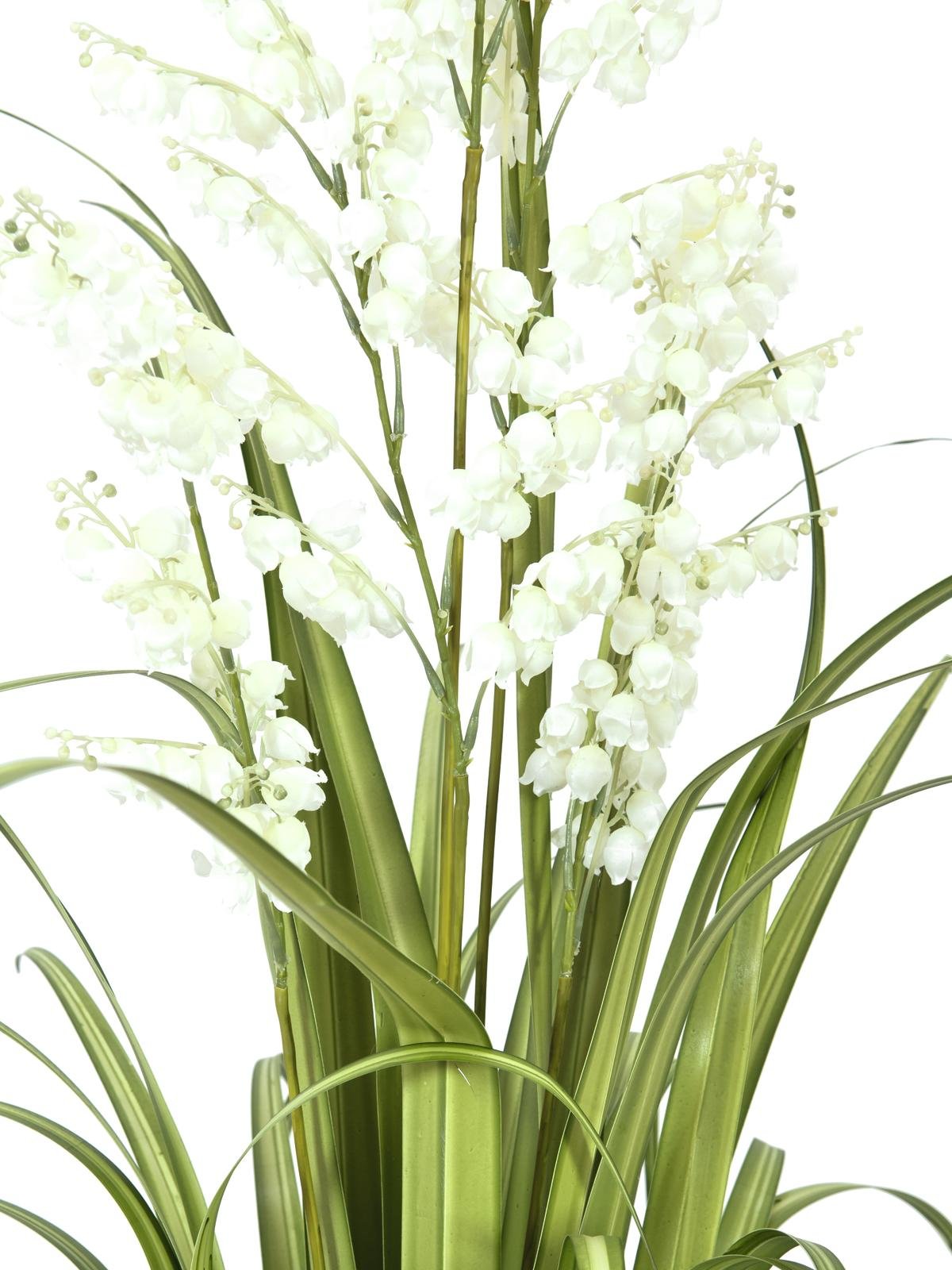 Bellflower, artificial flower, white, 105cm