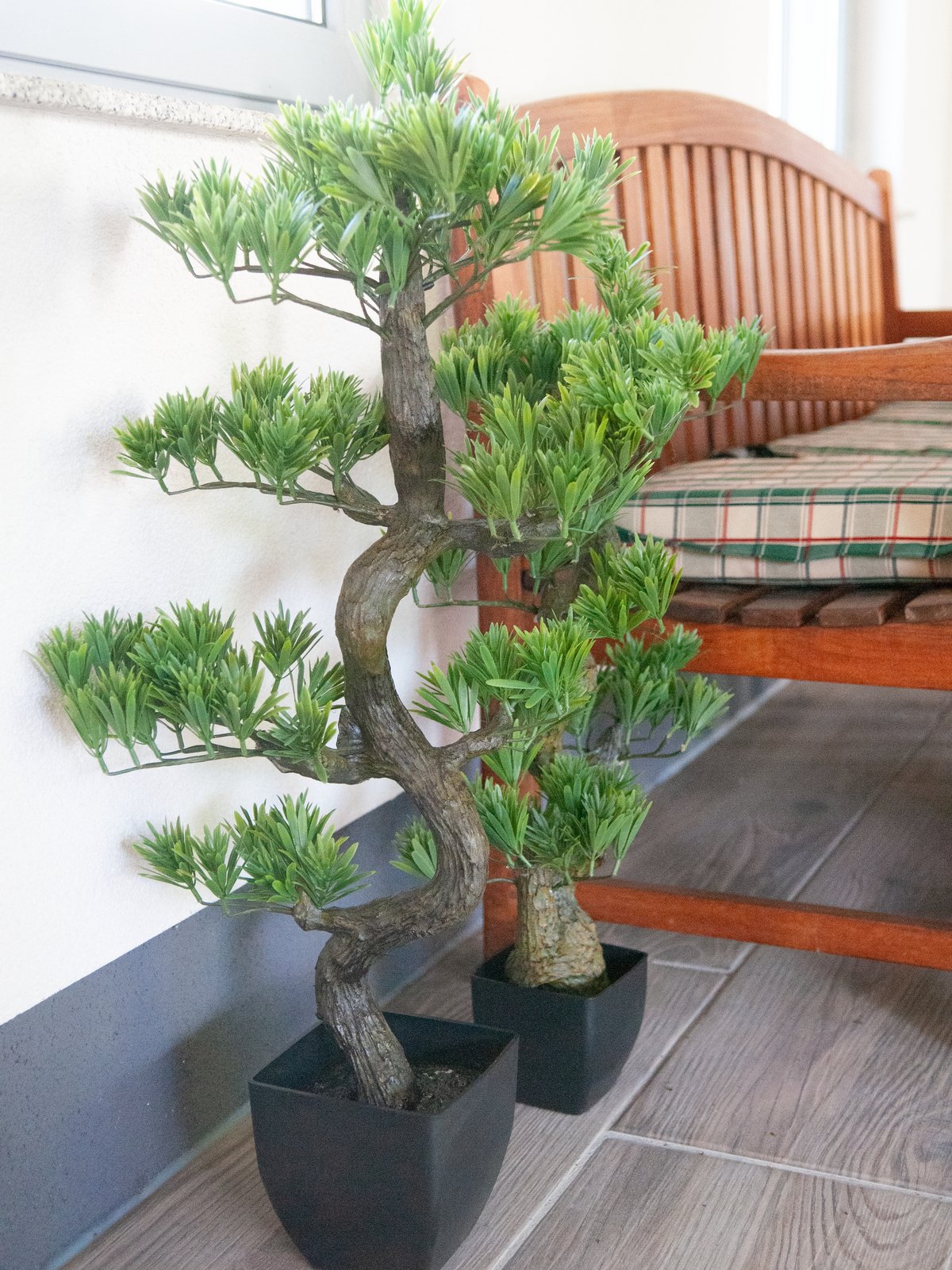 Pine bonsai, artificial plant, 95cm