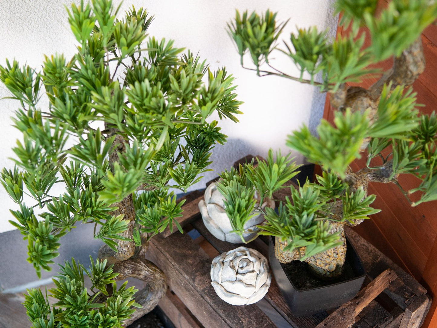 Pine bonsai, artificial plant, 95cm