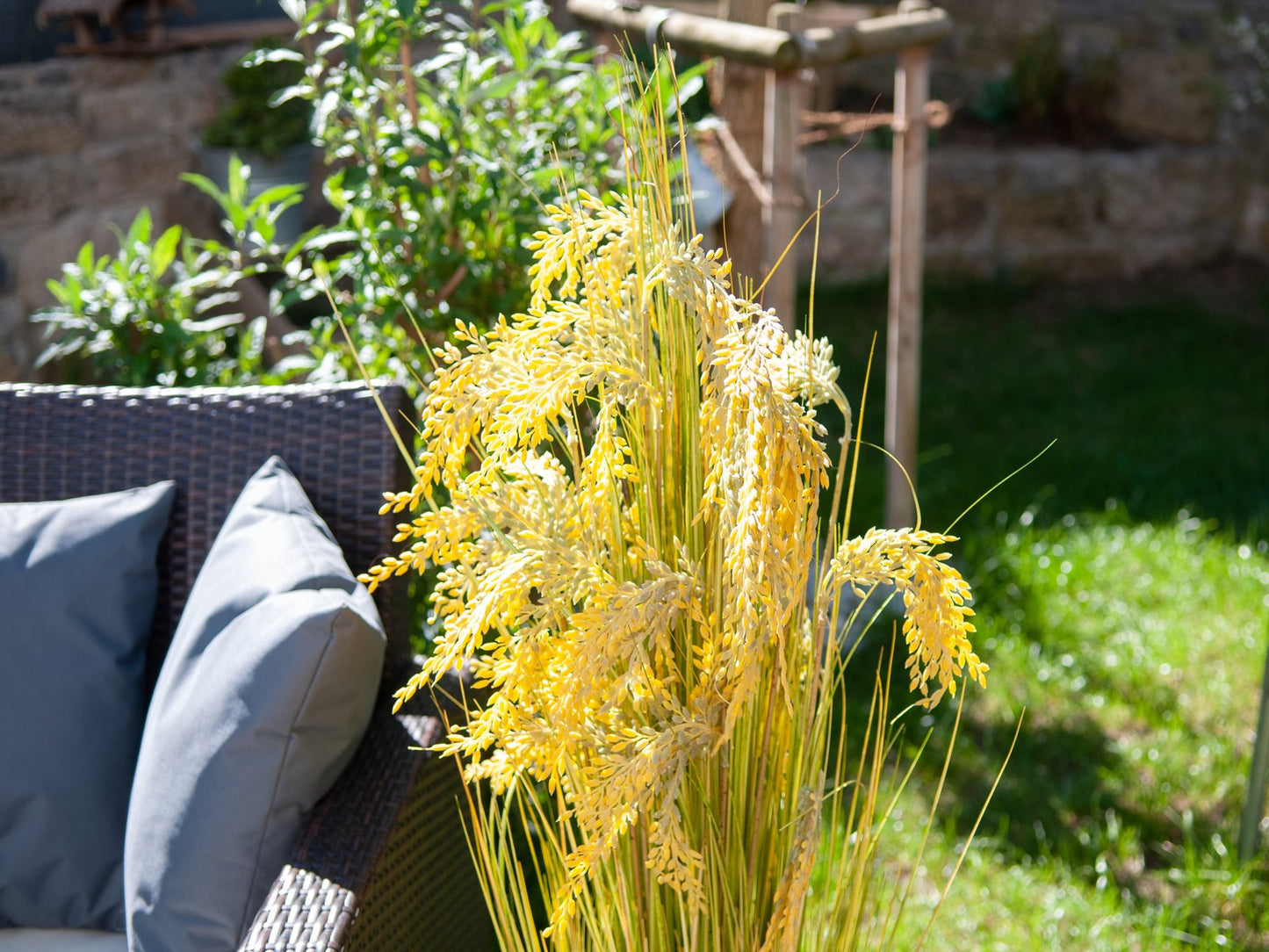 Reed Grass Bunch, artificial, 118cm