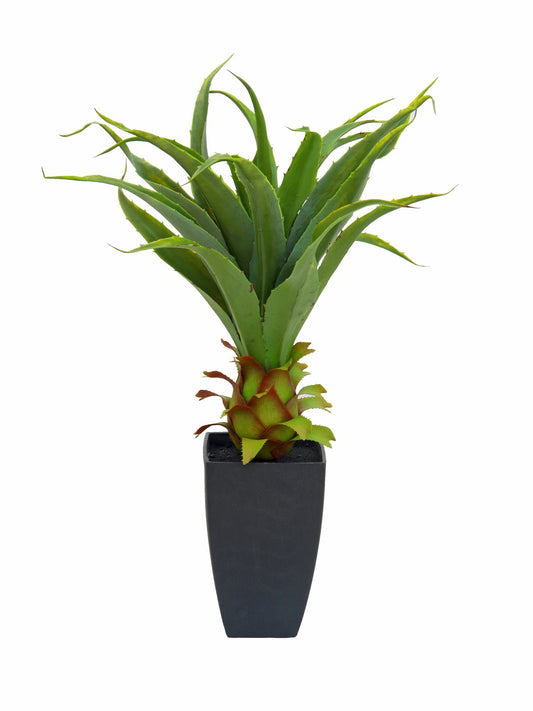 Agave plant with pot, artificial plant, 75cm