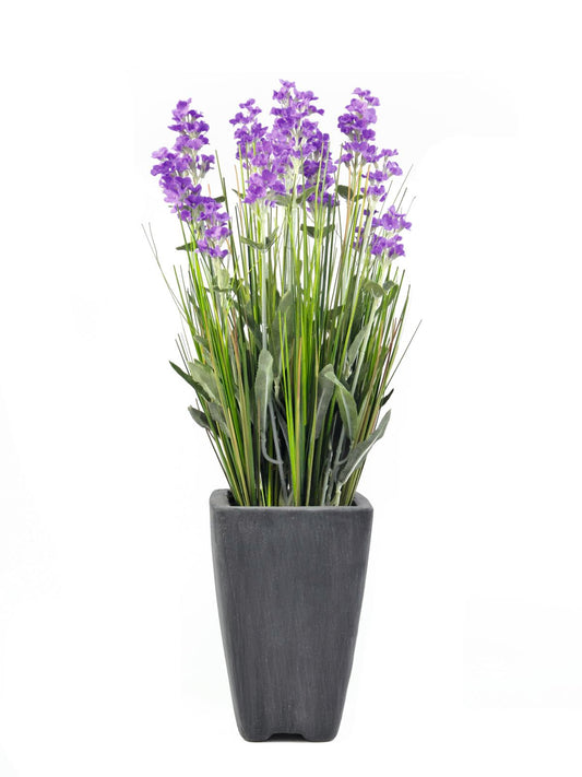 Lavender, artificial plant, purple, in pot, 45cm