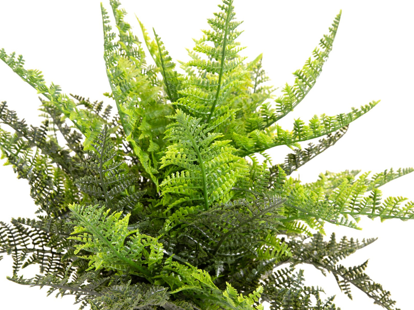 Fern bush in pot, artificial plant, 51 leaves, 48cm