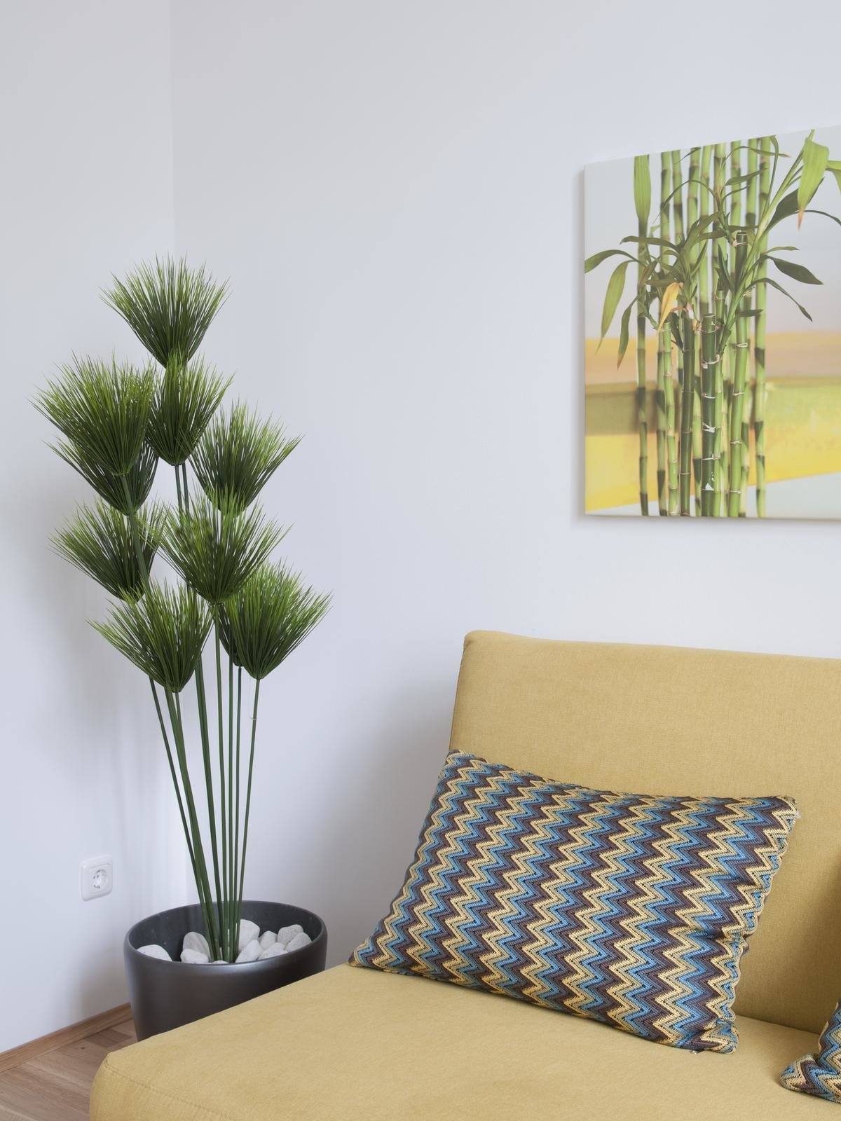 Papyrus plant, artificial, 150cm