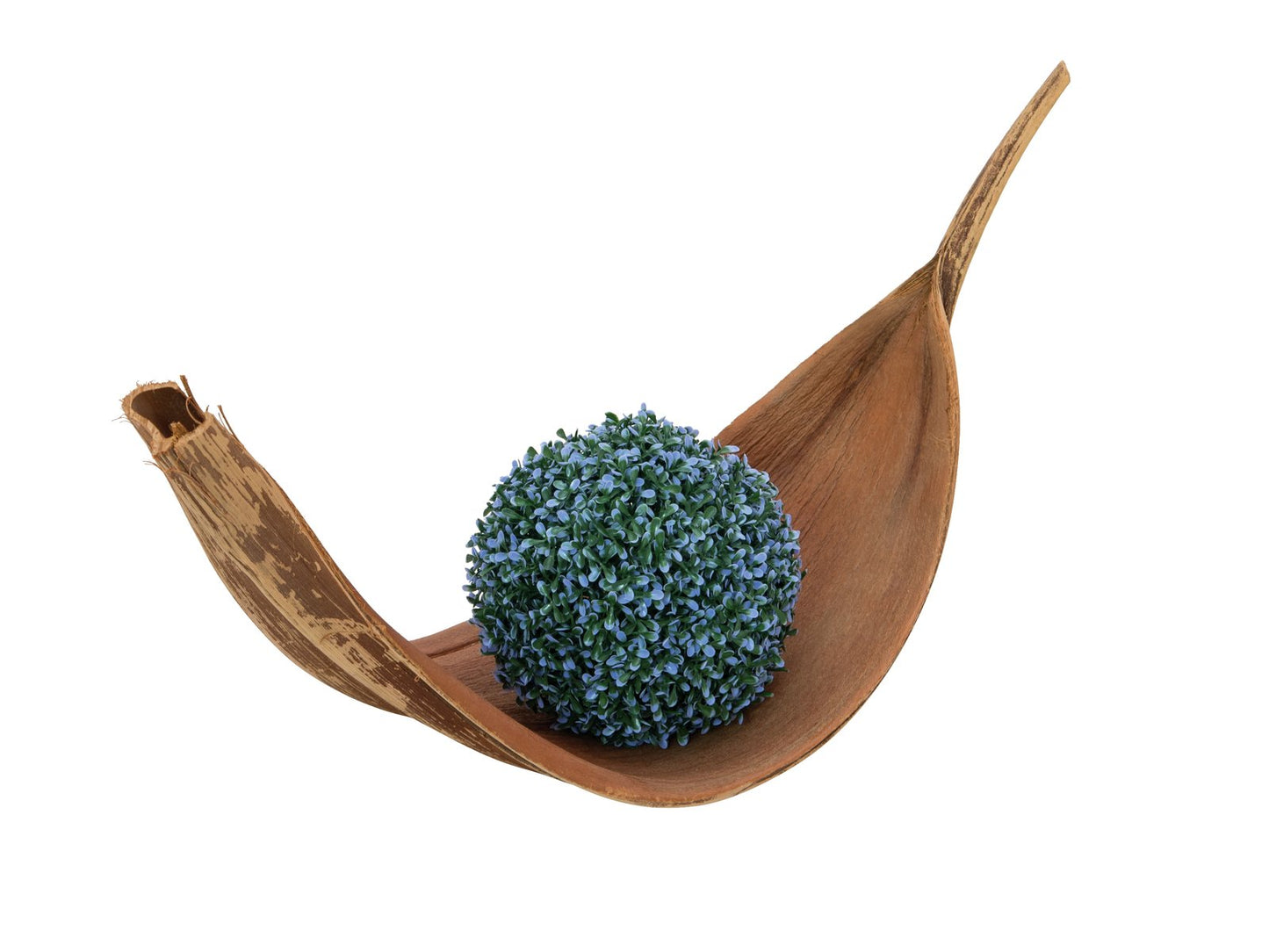 Grass ball, artificial, blue, 22cm