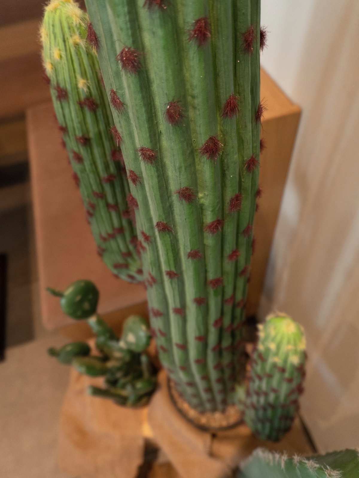 Mexican cactus, artificial plant, green, 117cm