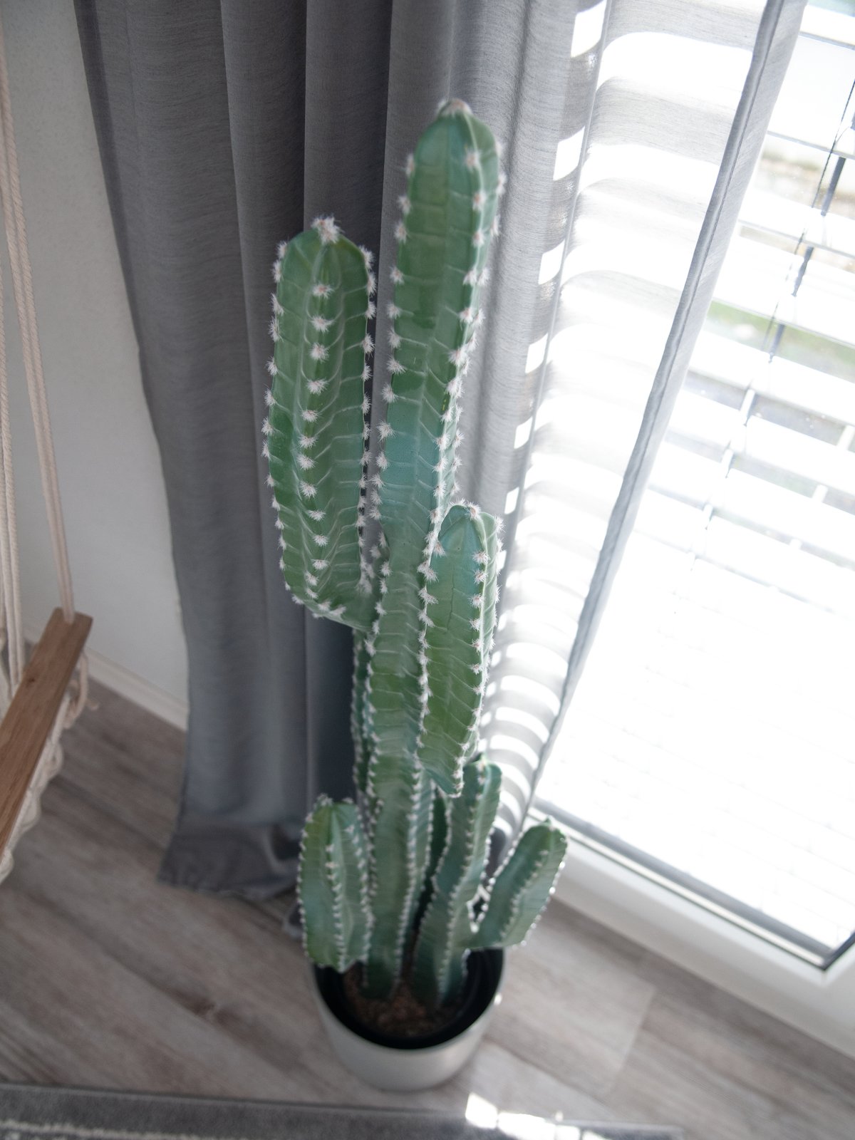 Mexican cactus, artificial plant, green, 123cm