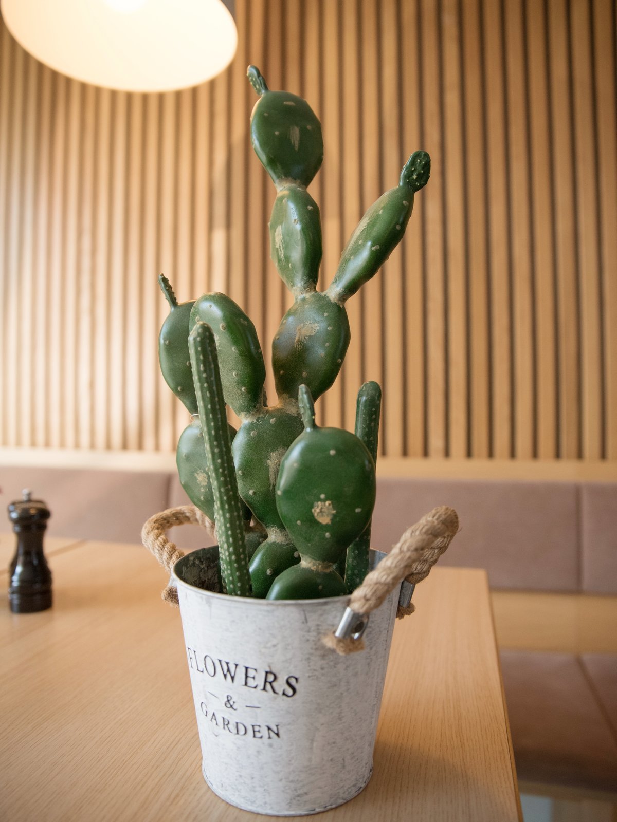 Mixed cacti, artificial plant, green, 54cm